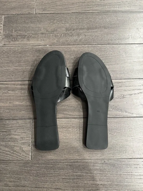 Zara Black Sandals / Slippers - New - Picture 3 of 3